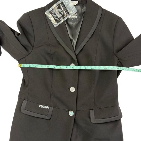 NEW Pikeur Radina Show Dressage Jacket Size 12 Equestrian Black Rhinestone NWOT - Picture 11 of 13